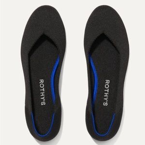 🌍 ROTHY’s Black ‘The Flat’ Size 7